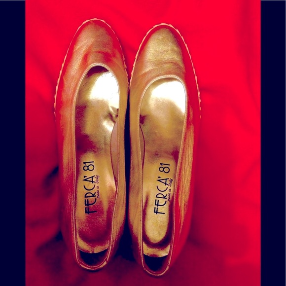 VERY RARE “FERCA 81”ITALIAN DESIGNER LEATHER SHOES - Picture 2 of 6